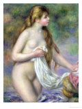 Bather with Long Hair, circa 1895 Giclee Print by Pierre-Auguste Renoir