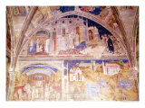 Scenes from the Life of St. Martial, from the Chapel of the Tinel, 1344-45 reproduction procédé giclée par Matteo di Giovanetto da Viterbo