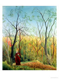 The Walk in the Forest, 1886-90 Giclee-vedos tekijänä Henri Rousseau The Walk in the Forest, 1886-90 Giclee-vedos tekijänä Henri Rousseau