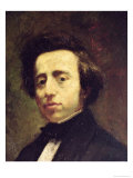 Portrait of Frederic Chopin Giclee Print by Thomas Couture