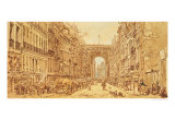 The Faubourg and the Porte Saint-Denis, 1801 Giclee Print by Thomas Girtin