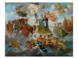 Apotheosis of Napoleon III 1854 Giclee Print by Guillaume-alphonse Harang Cabasson