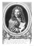 Portrait of Moliere reproduction procédé giclée par Nicolas Habert