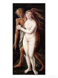 Young Woman and Death, 1517 reproduction procédé giclée par Hans Baldung Grien