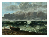 The Stormy Sea Or, the Wave, 1870 reproduction procédé giclée par Gustave Courbet