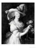 Copy of a Portrait of Marie-Antoinette after 1783 Giclee Print by Elisabeth Louise Vigee-LeBrun