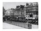 Place de La Bourse, Paris, circa 1860-70 Giclee Print Place de La Bourse, Paris, circa 1860-70 Giclee Print