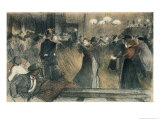 Ball at the Barriere Giclee Print by Théophile Alexandre Steinlen