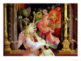 Angel Musicians, from the Concert of Angels from the Isenheim Altarpiece, circa 1512-16 Lámina giclée por Matthias Grünewald