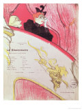 Cover of a Programme for "Le Missionaire" at the Theatre Libre, 1893-94 Giclee Print by Henri de Toulouse-Lautrec