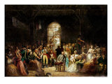 The Call for the Last Victims of the Terror, 7-9 Thermidor, Year 2 circa 1850 reproduction procédé giclée par Charles Louis Lucien Muller