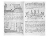 Stages and Methods of Laying Floors, from "Della Architettura", Published 1590 Reproduction procédé giclée par Giovanni Antonio Rusconi