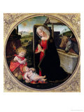 Madonna and Child with St. John the Baptist Giclee Print by Domenico Ghirlandaio