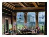 The Triclinium, from "Le Costume Ancien et Moderne" by Jules Ferrario, circa 1820 Giclee Print by Alessandro Sanquirico