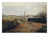 The Station at Argenteuil Giclee Print by Paul Vogler