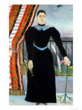 Portrait of a Woman, 1895 reproduction procédé giclée par Henri Rousseau