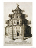 The Mausoleum of Augustus and His Family in Rome, 1575 Giclee Print by Etienne Duperac