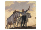 Hymn of the Earth to the Sun, 1892 Giclee-trykk av Georges Jules Bertrand