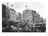 View of Printing Square in New York, with the Headquarters of the New York Times Giclee Print