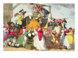 Miseries of Travelling, 1807 Giclee Print by Thomas Rowlandson