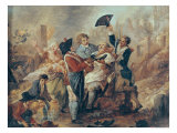 The Shaving Mug of Lille, 1793 Giclee Print by Louis Joseph Watteau The Shaving Mug of Lille, 1793 Giclee Print by Louis Joseph Watteau