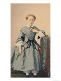 Portrait of Madeleine de Malaret, One of the Petites Filles Modeles of the Countess de Segur Giclee Print by Mayer Freres 