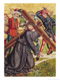 The Carrying of the Cross Giclee Print by Michael Wolgemut Or Wolgemuth