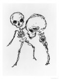 Skeletons, Illustration from "Complainte de L'Oubli et des Morts" Giclee Print by Jules Laforgue