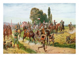 German Uniforms, from "Illustrierte Zeitung", 4th August 1914 Giclee Print by Richard Knotel