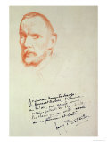 Jules Renard from "Tetes et Pensees" 1901 reproduction procédé giclée par Henry Bataille
