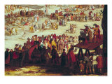 The Fair at Impruneta, Detail of the Right Hand Side, 1638 Giclee Print by Jacques Callot