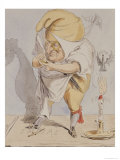 Satirical Fantasies, Caricature of Adolphe Thiers Lámina giclée por A. Belloguet