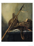 Still Life with a Pitcher and Crustaceans Giclée-Druck von Pieter Cornelisz. Verbeeck