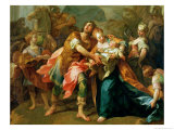Hector Bidding Farewell to His Son and Andromache Giclée-Druck von Jean Bernard Restout