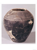 Engobe Vase Decorated with Undulating Lines, Tene III Giclee Print by Celtic 