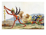 Caricature of the English Government, 1793 Lámina giclée por Jacques-Louis David