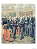 In the Elysee Palace, the Ceremonial Transfer of Powers of the President of the French Republic Giclee Print In the Elysee Palace, the Ceremonial Transfer of Powers of the President of the French Republic Giclee Print