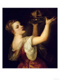 Salome Carrying the Head of St. John the Baptist, circa 1549 Lámina giclée por Titian (Tiziano Vecelli) Salome Carrying the Head of St. John the Baptist, circa 1549 Lámina giclée por Titian (Tiziano Vecelli)