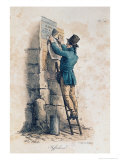 Billposter Giclee Print by Antoine Charles Horace Vernet