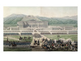 The Arrival of Napoleon Bonaparte at Schloss Schonbrunn, circa 1820 Giclee-trykk av Alexandre De La Borde