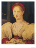 Portrait de femme reproduction procédé giclée par Paolo Zacchia