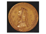 Medal Depicting Anne of Brittany Duchess of Brittany, 1498-1514 Giclee Print by Nicolas Le Clerc