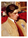 Self Portrait in Profile Giclée-tryk af Joaquín Sorolla y Bastida Self Portrait in Profile Giclée-tryk af Joaquín Sorolla y Bastida