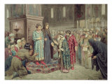 Council Calling Michael F. Romanov to the Reign, 1880 Giclee Print by Aleksei Danilovich Kivshenko