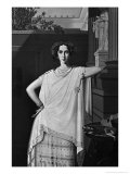 Tragedy Or, Portrait of Rachel, circa 1854 reproduction procédé giclée par Eugene Emmanuel Amaury-Duval