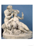 Satyr Crowning a Bacchante, 1770 reproduction procédé giclée par Claude Michel Clodion