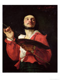 Self Portrait reproduction procédé giclée par Charles Louis Lucien Muller