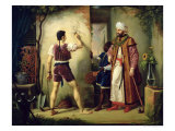 Fra Filippo Lippi 1819 Giclee-trykk av Pierre-nolasque Bergeret Fra Filippo Lippi 1819 Giclee-trykk av Pierre-nolasque Bergeret