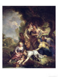 Moses Saved from the Water Giclee Print by Charles De La Fosse