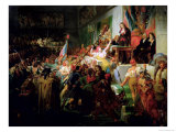 Francois Boissy D'Anglas Saluting the Head of the Deputy Jean Feraud 1 Priarial an III 1830 Giclee Print by Felix Auvray